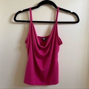 GBG Pink Cowl Neck Tank Top